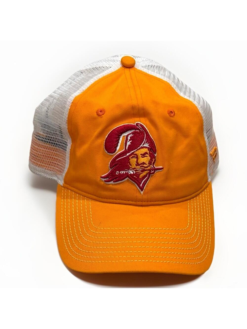 Men's Fanatics Orange/White Tampa Bay Buccaneers Trucker Adjustable Hat